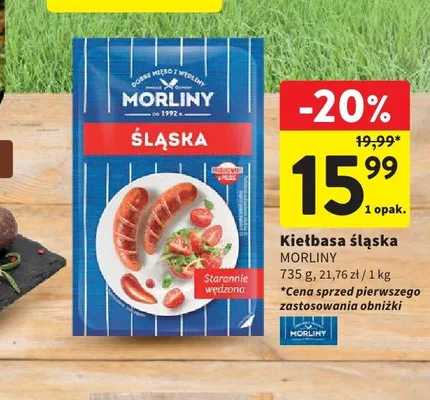 Kiełbasa śląska Morliny promocja w Intermarche