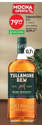 Whisky Tullamore Dew promocja w Żabka