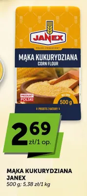 Mąka kukurydziana Janex promocja w ABC