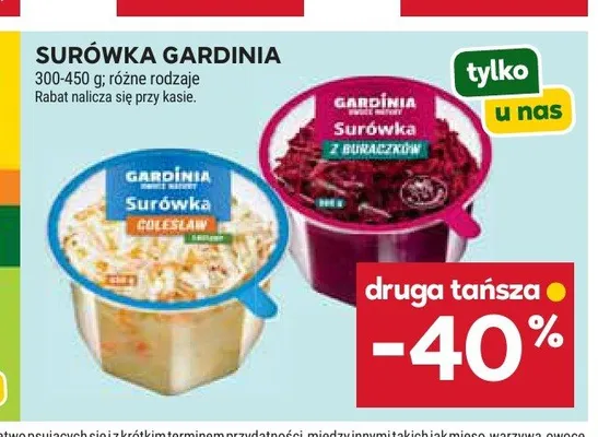 Surówka Coleslaw Gardinia promocja w Stokrotka