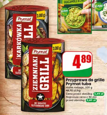 Przyprawa do grilla Prymat Ziemniaki Grill tuba promocja w Dino