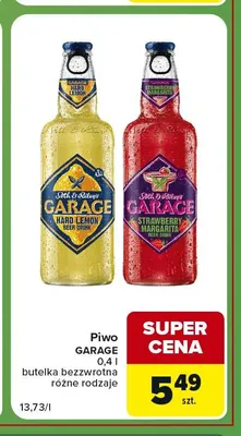 Piwo Garage Strawberry Margarita promocja w Carrefour Express