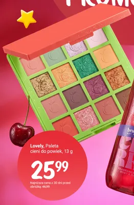 Paleta cieni do powiek Lovely promocja w Rossmann