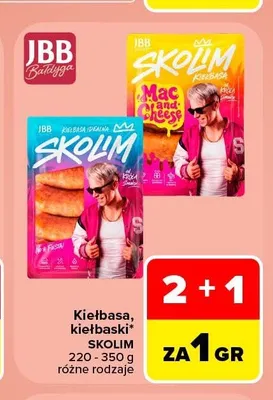 Kiełbasa Idealna Skolim JBB Bałdyga promocja w Carrefour Market