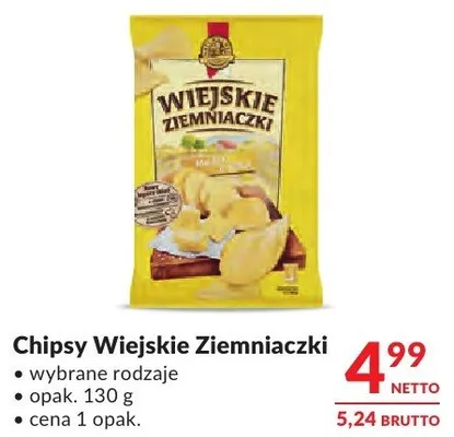 Chipsy Wiejskie Ziemniaczki promocja w Makro