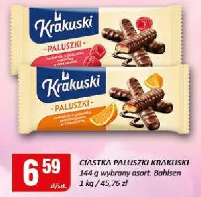 Ciastka Paluszki Krakowski promocja w Chorten