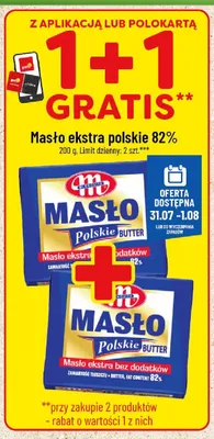 Masło ekstra polskie 82% Mlekovita promocja w POLOmarket