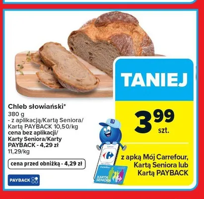 Chleb słowiański promocja w Carrefour