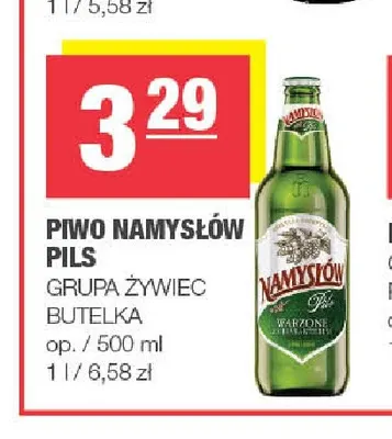 Piwo Namysłów Pils promocja w SPAR