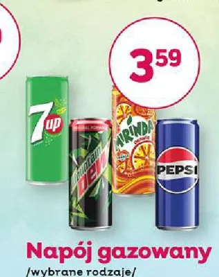 Napój gazowany Pepsi w puszce promocja w Bliski