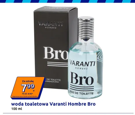 Woda toaletowa Varanti Hombre Bro promocja w Action