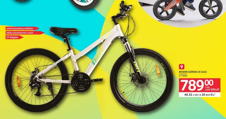 Rower górski 24 cale promocja w Selgros