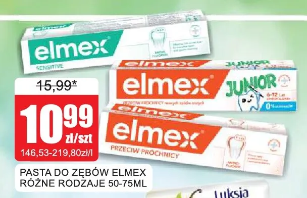 Pasta do zębów Elmex promocja w Bingo
