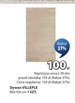 Dywan Villeple 80x150 cm promocja w Jysk