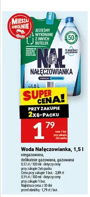 Woda gazowana Nałęczowianka promocja w Twój Market