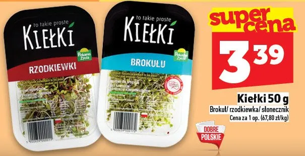 Kiełki 50g promocja w TOPAZ