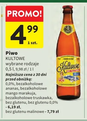 Piwo Kultowe promocja w Intermarche