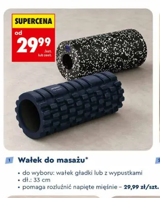 Wałek do masażu z wypustkami Biedronka promocja w Biedronka