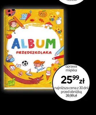 Książka Album przedszkolaka promocja w Empik