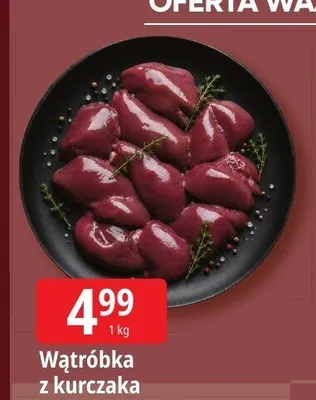 Wątróbka z kurczaka promocja w Leclerc