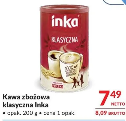 Kawa zbożowa klasyczna Inka promocja w Makro