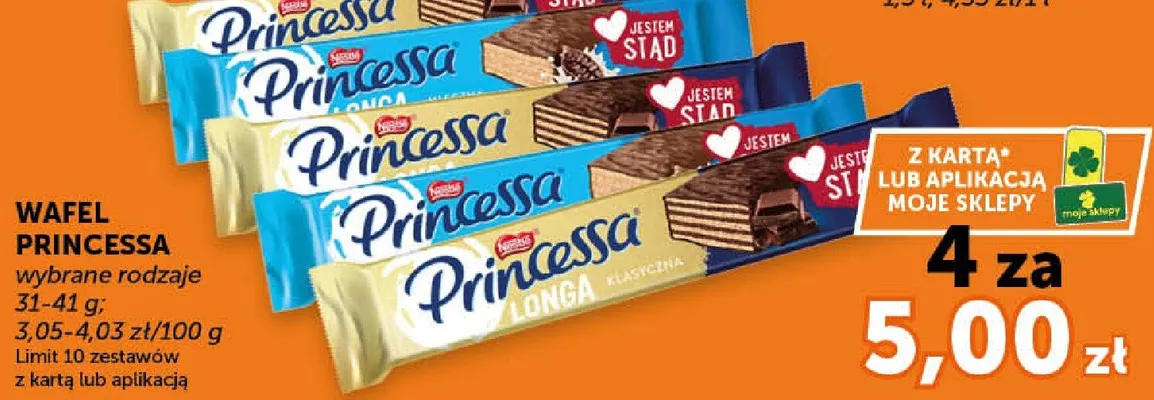 Wafel Princessa promocja w Groszek