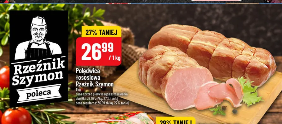 Polędwica łososiowa Rzeźnik Szymon promocja w POLOmarket