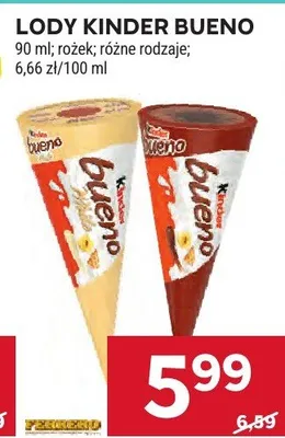 Lody Kinder Bueno Ferrero promocja w Stokrotka
