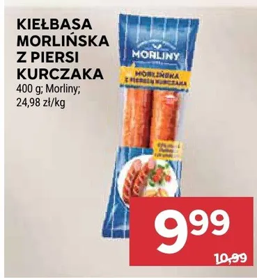Kiełbasa morlińska z piersi z kurczaka promocja w Stokrotka