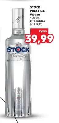 Wódka stock prestige 40% alk. promocja w Kaufland