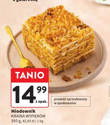 Miodownik Kraina Wypieków promocja w Intermarche