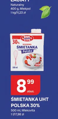 Śmietanka UHT Polska 30% deserowa promocja w Chorten