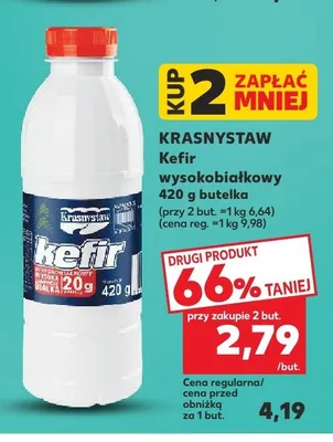 Kefir wysokobiałkowy Krasnystaw promocja w Kaufland
