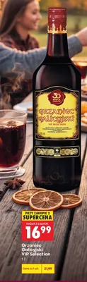 Wino czerwone Grzaniec Galicyjski VIP Selection promocja w Biedronka