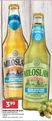 Piwo bezalkoholowe Miłosław Matcha & Yuzu promocja w Stokrotka
