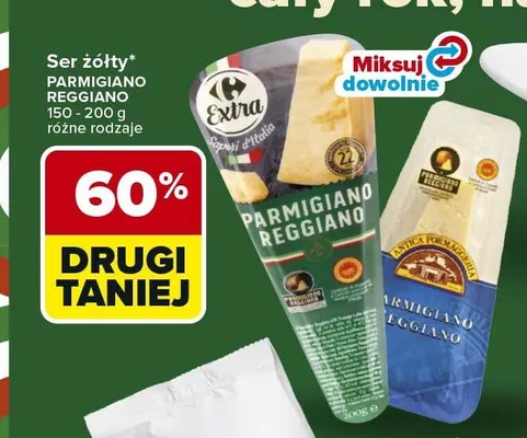 Ser żółty Parmigiano Reggiano promocja w Carrefour Market