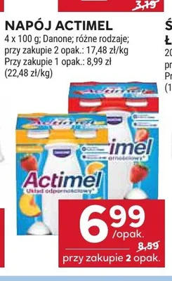 Napój jogurtowy Actimel 4-pak promocja w Stokrotka