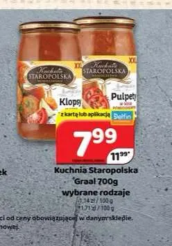 Danie gotowe Kuchnia Staropolska Graal promocja w Delfin