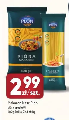 Makaron Nasz Plon spaghetti promocja w Avita