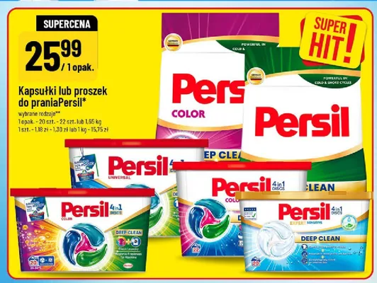 Proszek do prania Persil Universal promocja w POLOmarket