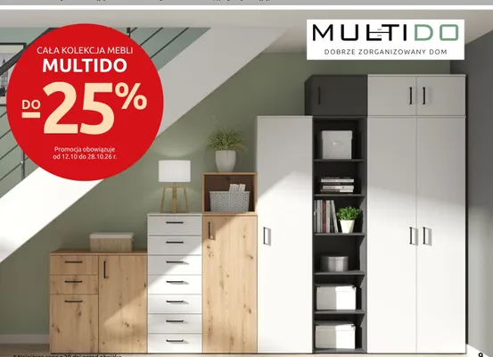 Kolekcja mebli Multido promocja w Black Red White