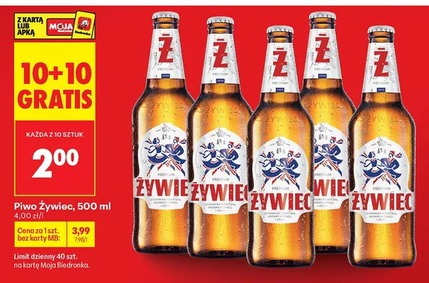 Piwo promocja w Biedronka