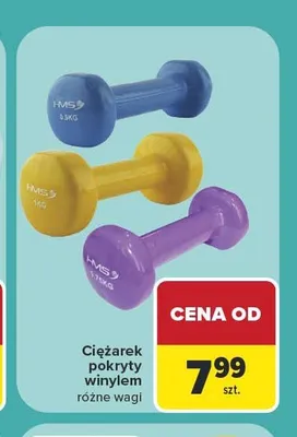 Ciężarek pokryty winylem HMS promocja w Carrefour
