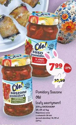 Pomidory suszone Ole! (cały asortyment) promocja w Arhelan