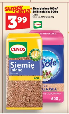 Siemię lniane Cenos promocja w TOPAZ