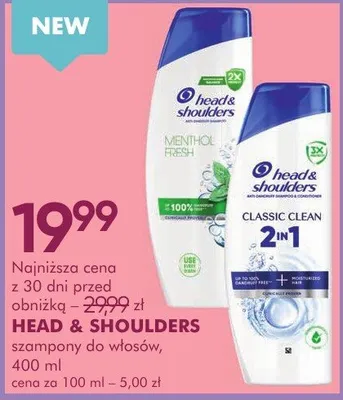 Szampon Head & Shoulders szampony do włosów promocja w Makro