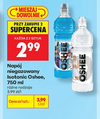 Napój niegazowany Isotonic Oshee promocja w Biedronka