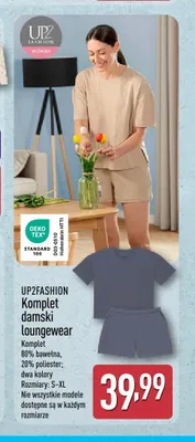 Komplet damski loungewear UP2FASHION promocja w Aldi