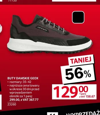 Buty damskie Geox promocja w Selgros