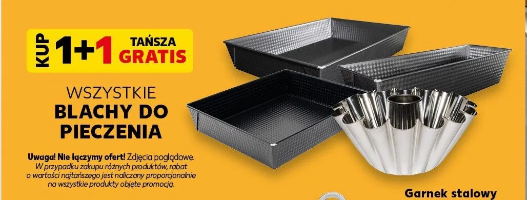Blachy do pieczenia promocja w Kaufland